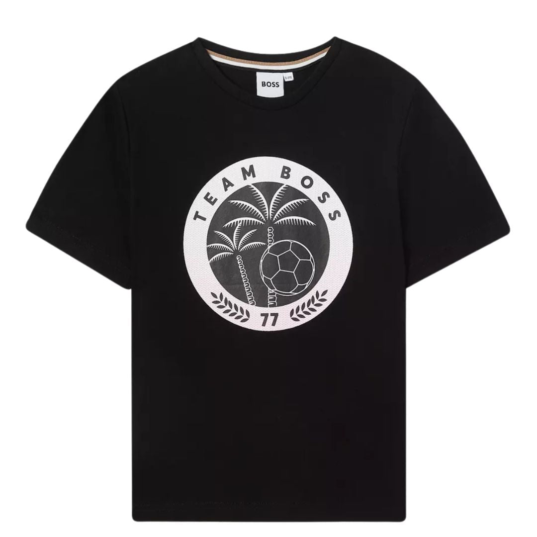 Boss T-Shirt Big Logo Black