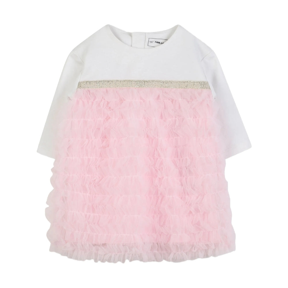 Karl Lagerfeld Dress Off Whitepink