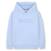 Boss Sweater Hooded Logo Blue