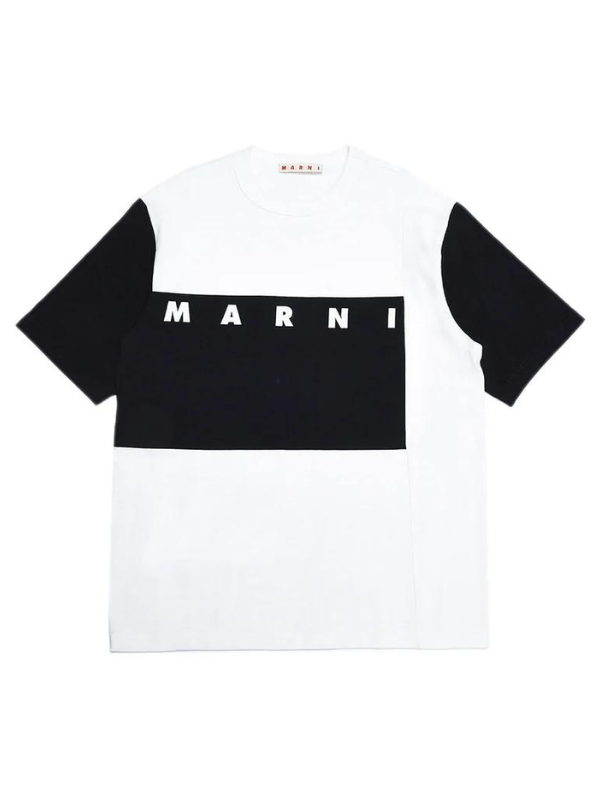 Marni T-Shirt Circular Logo Black