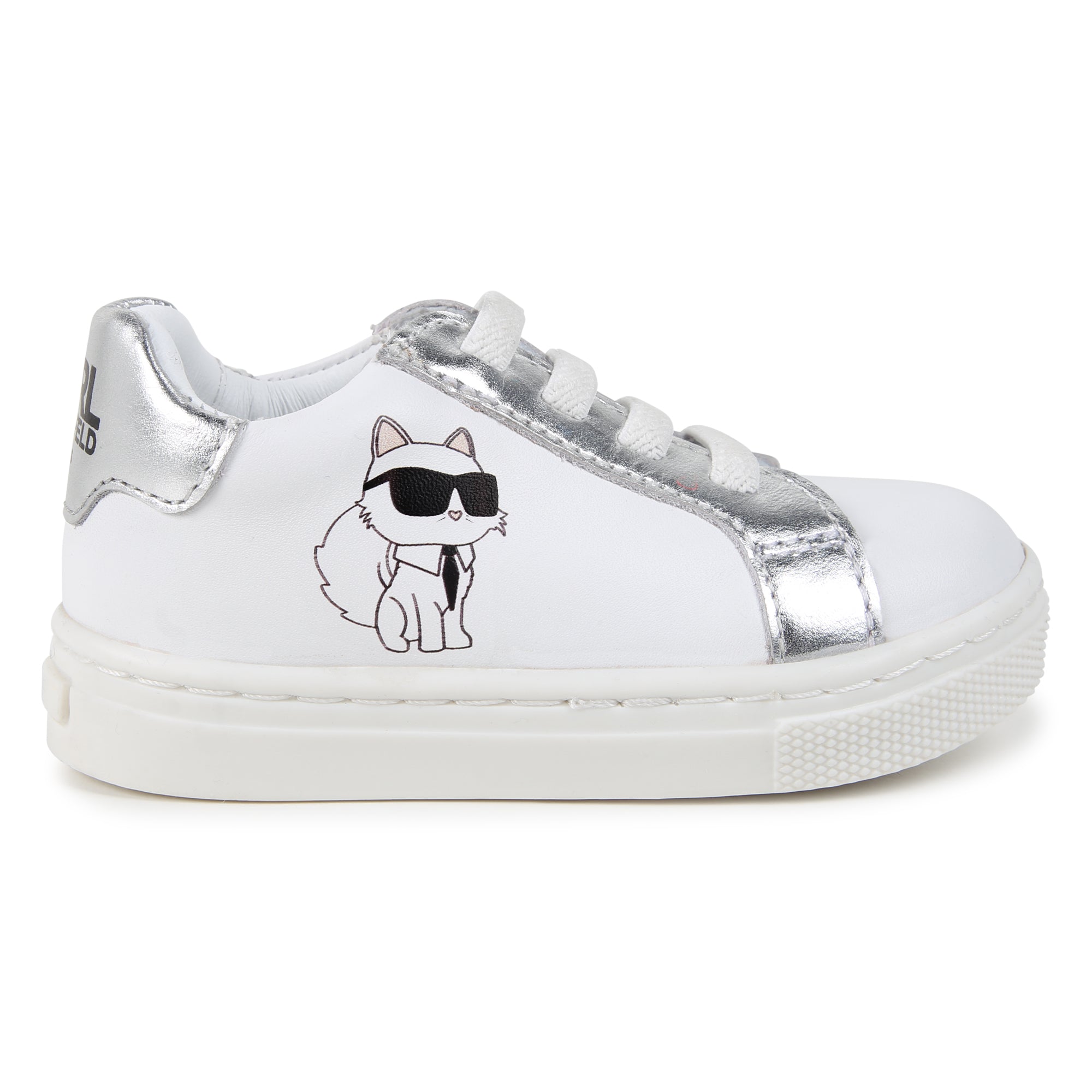 Karl Lagerfeld Sneaker Kl32 Trainer White-Silver