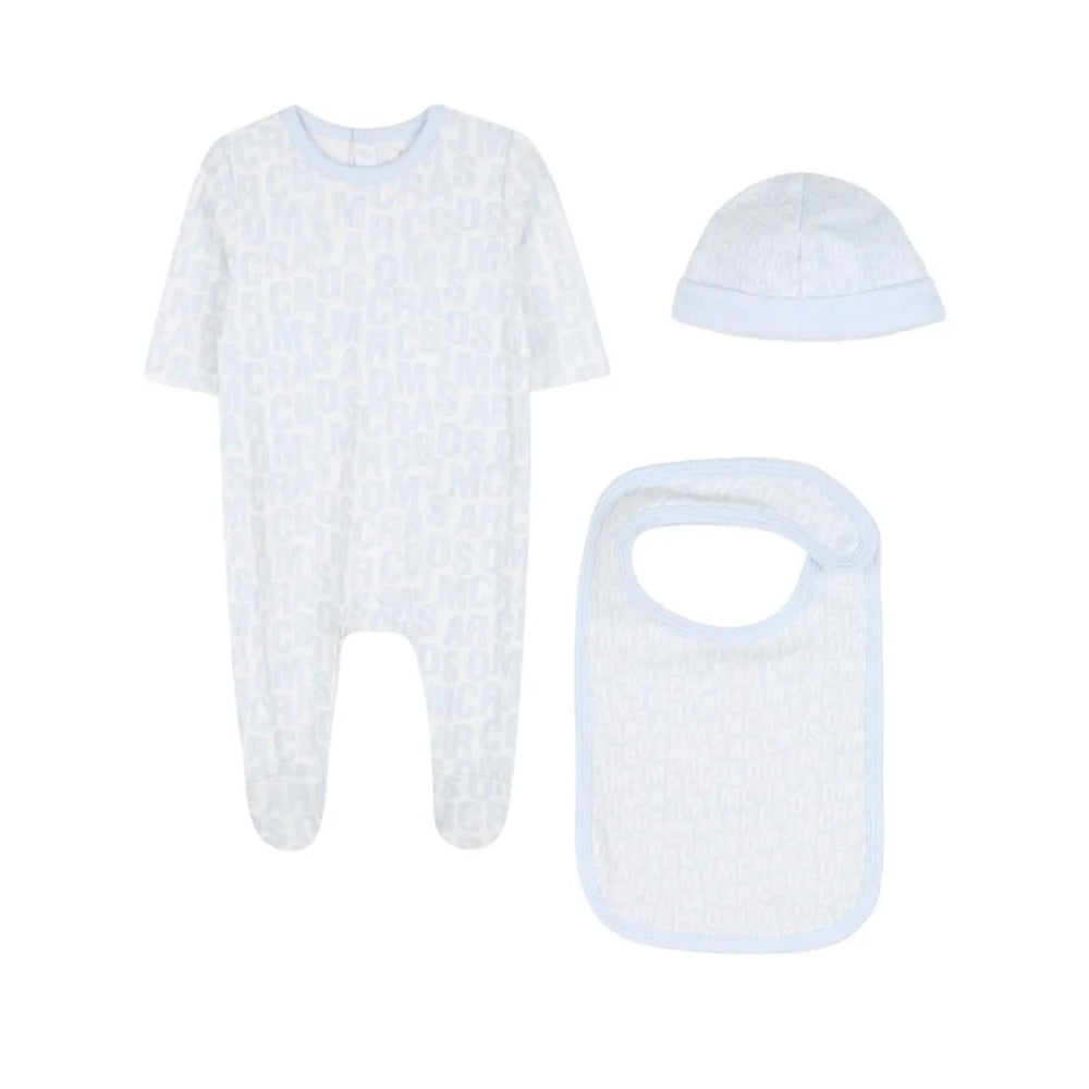Marc Jacobs Set Pyjamas+Bib+Hat Blue