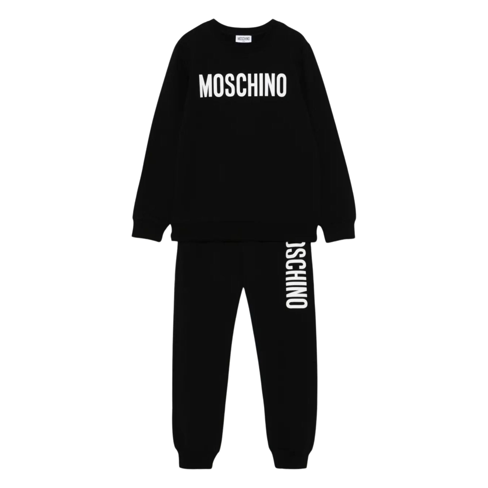 Moschino Set Sweater & Track Pants Black