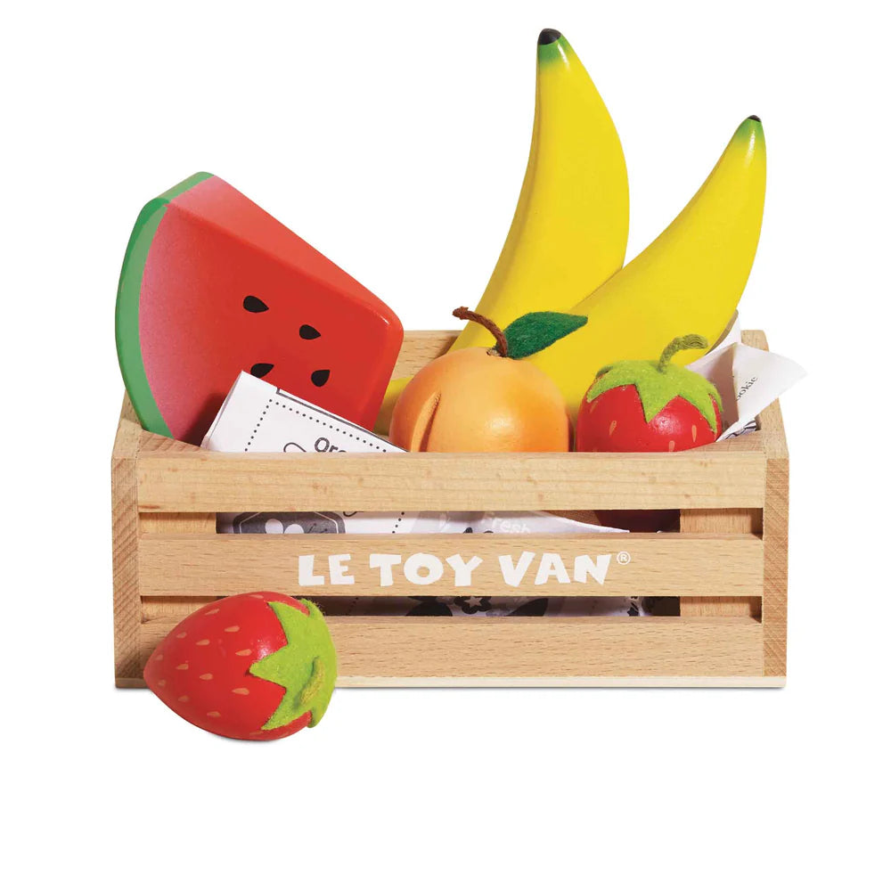 Le Toy Van Wooden Smoothie Fruit Market Crate