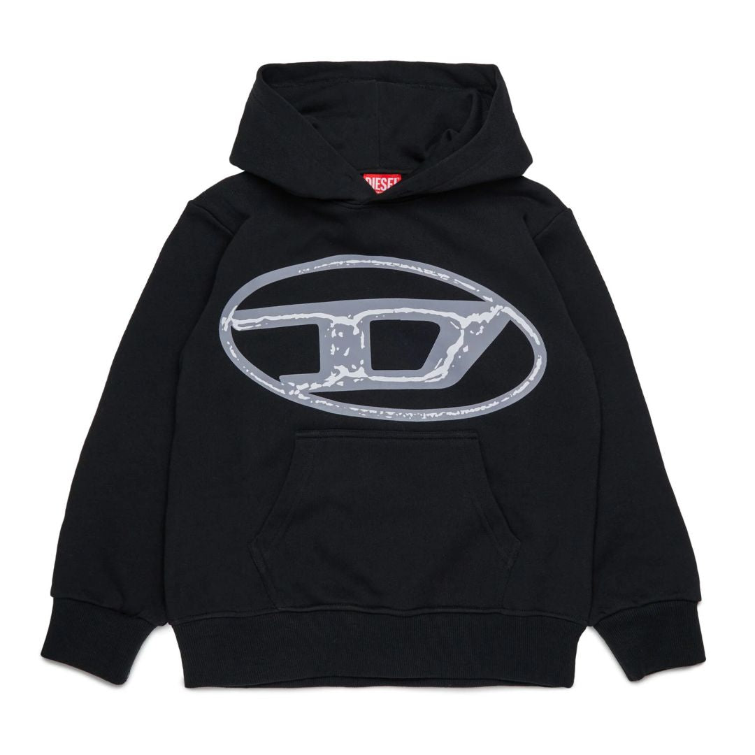 Diesel Sweater Bonnie Hood Black