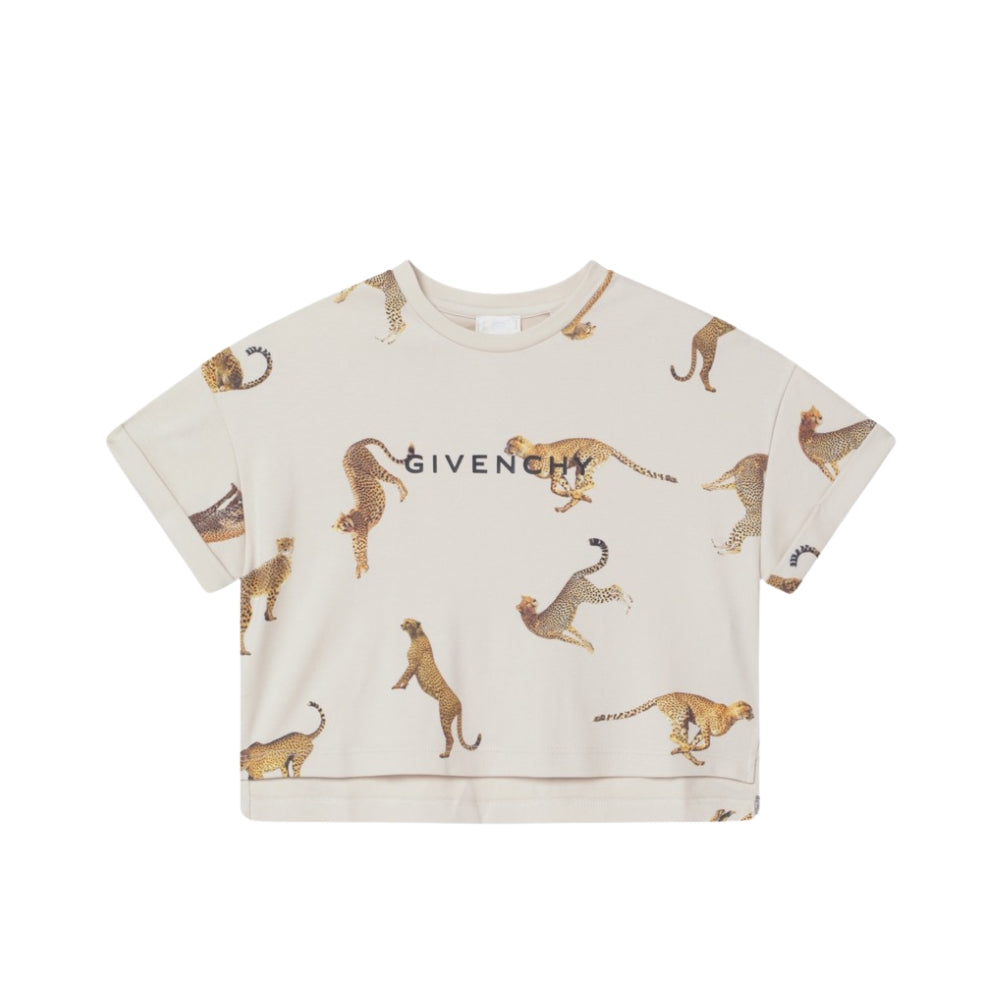 Givenchy Tshirt Allover Print Cream