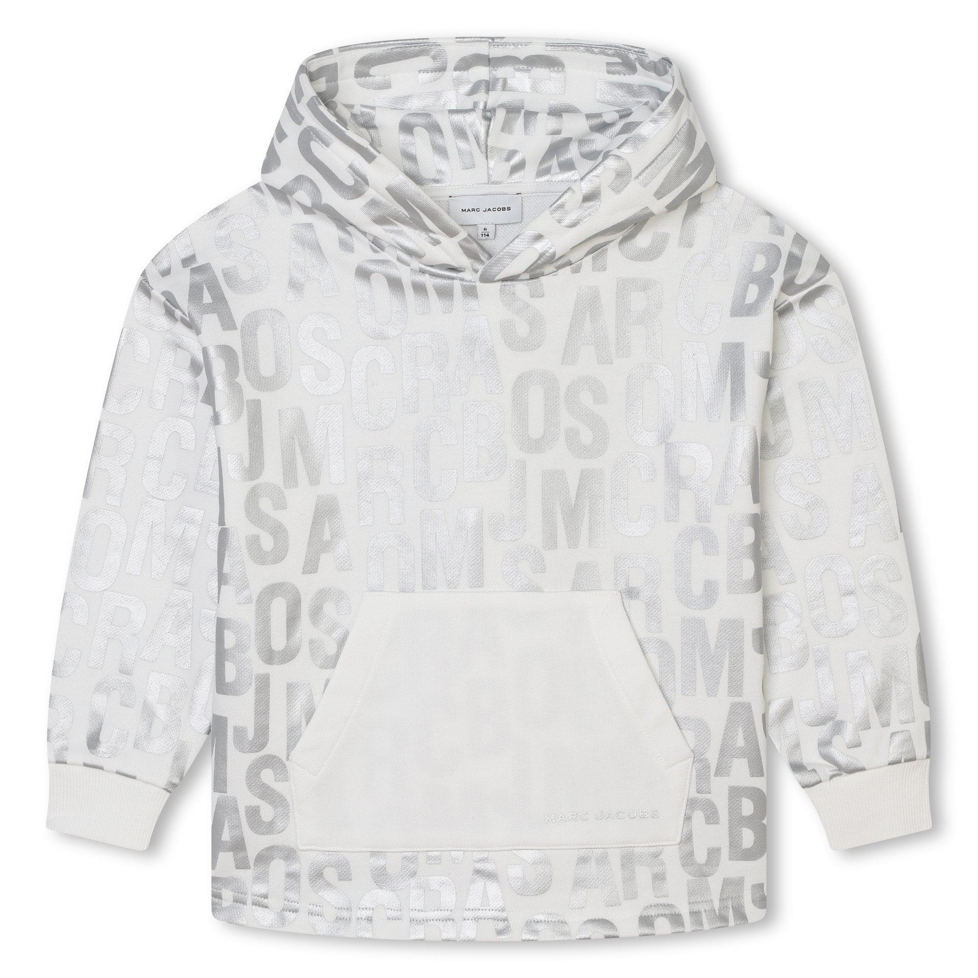 Marc Jacobs All Over Print Sweater Silver