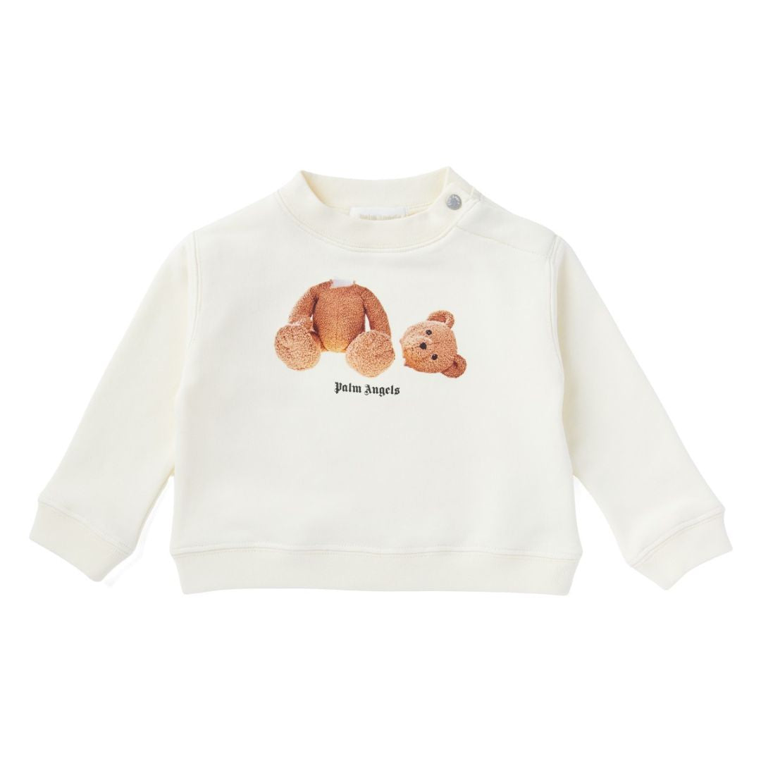 Palm Angels Sweater Teddy Bear Cream