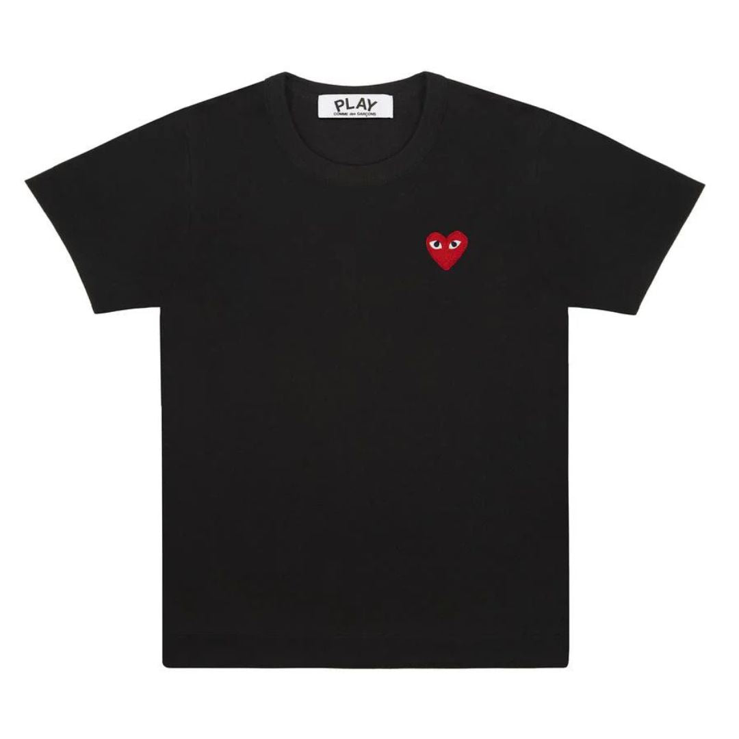 Commes Des Garcons T-Shirt Corner Heart Black