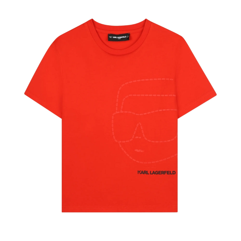 Karl Lagerfeld Tshirt Short Sleeve Bright Red