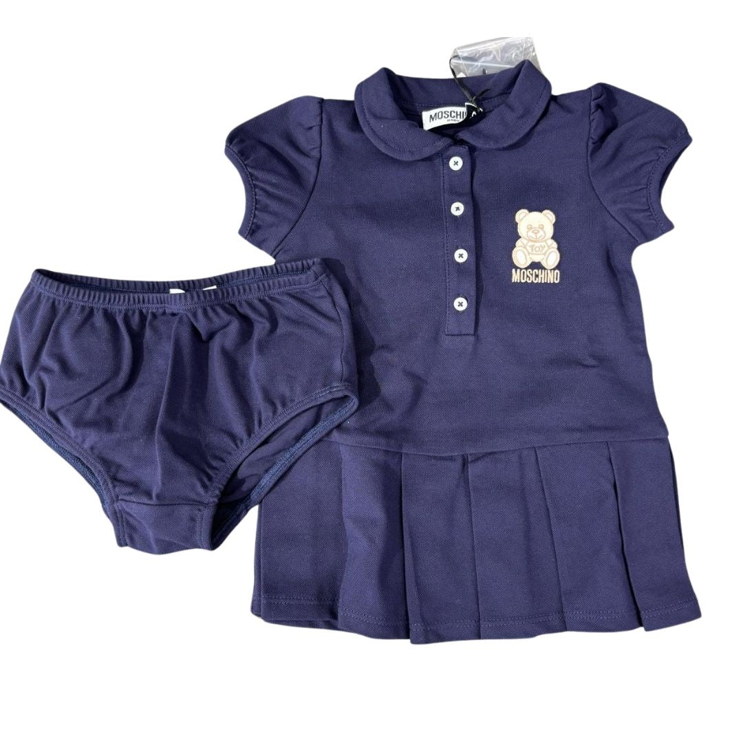 Moschino Set Dress & Knickers Blue