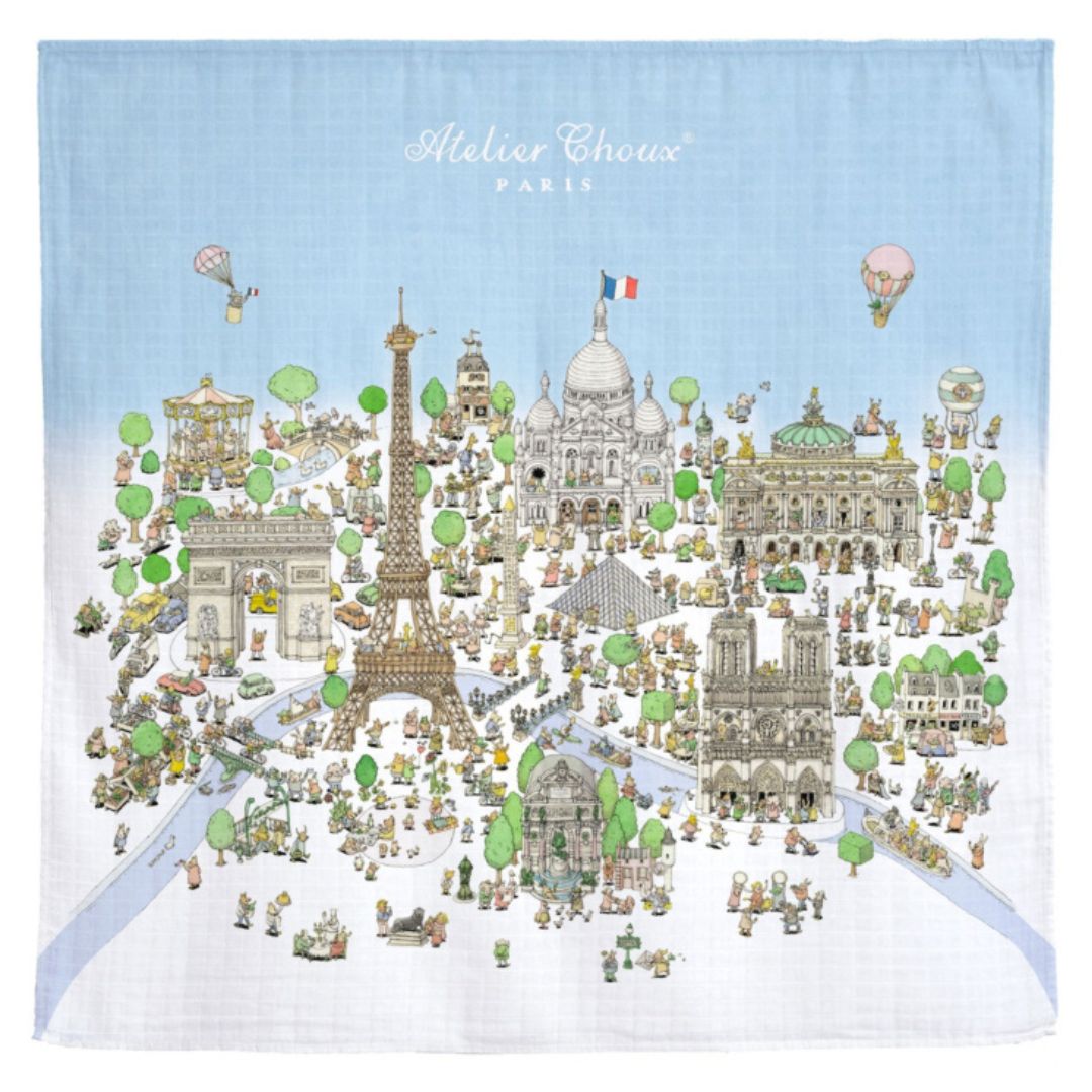 Atelier Choux Paris Swaddle Paris Multi