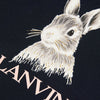 Lanvin T-Shirt Rabbit Navy Blue