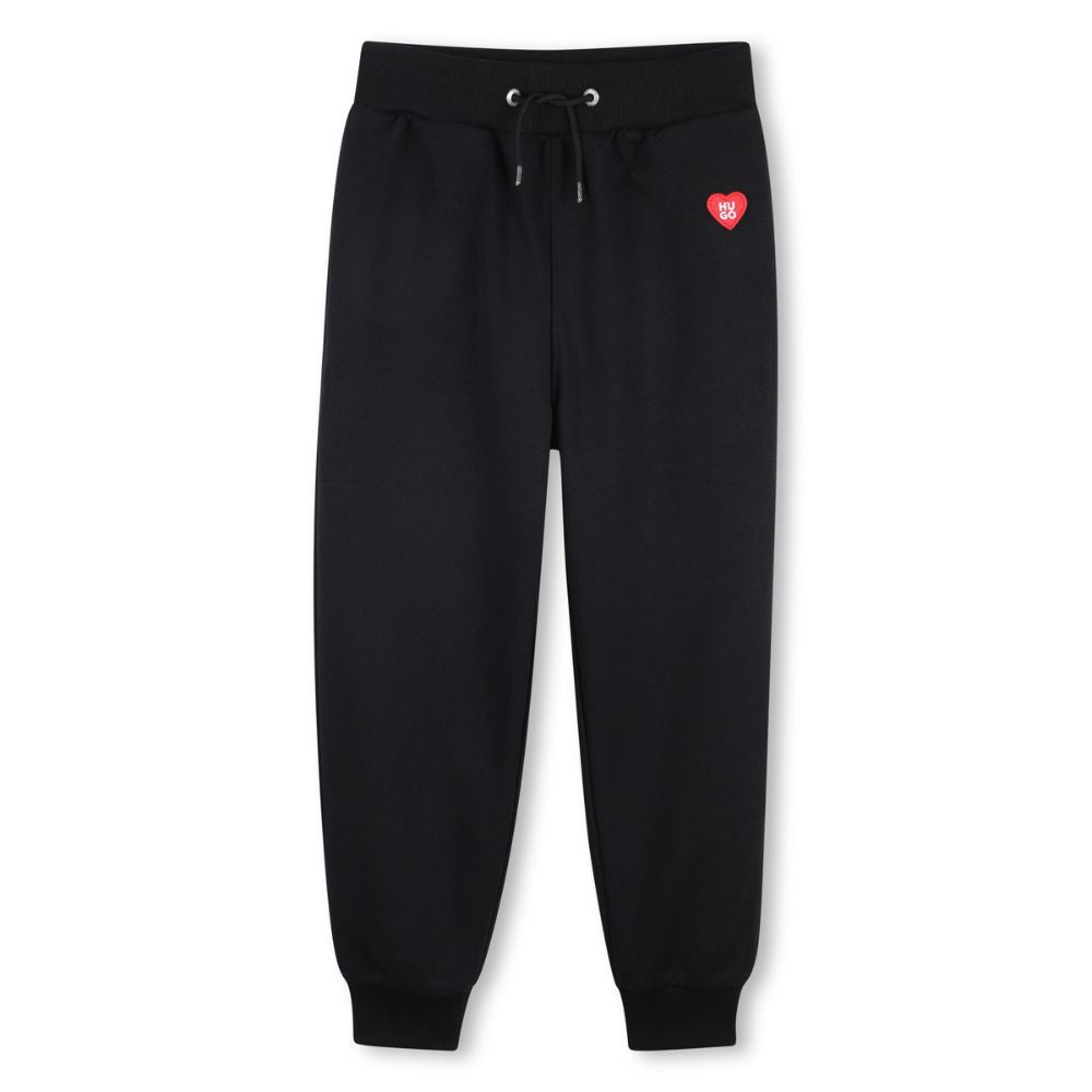 Hugo Track Pants Logo Black