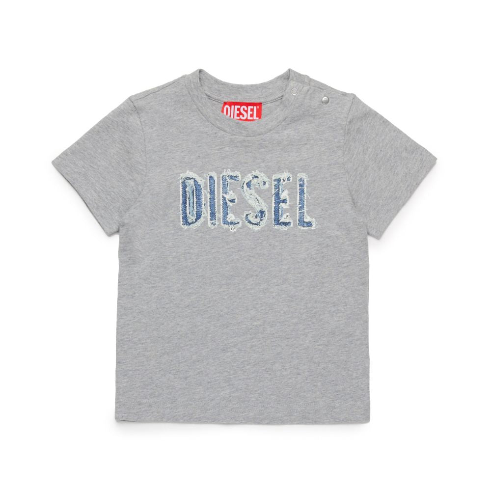 Diesel T-Shirt Logo Grey