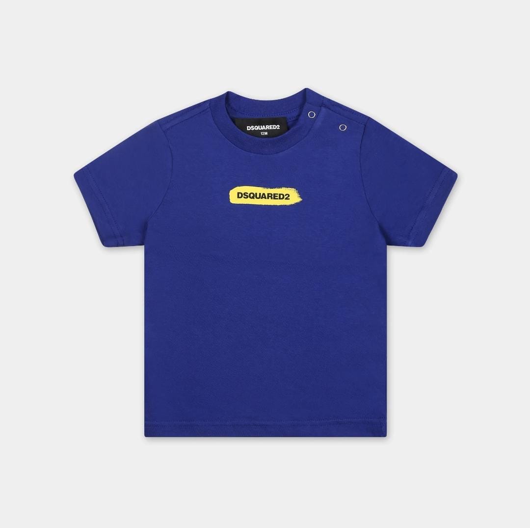 Dsqaured2 T-Shirt Logo Blue