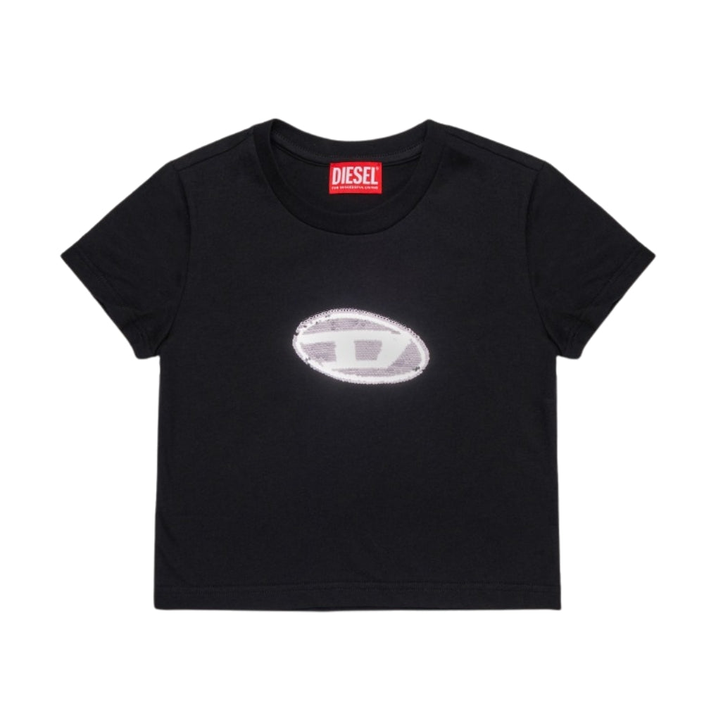 Diesel Tshirt Sequinse Black