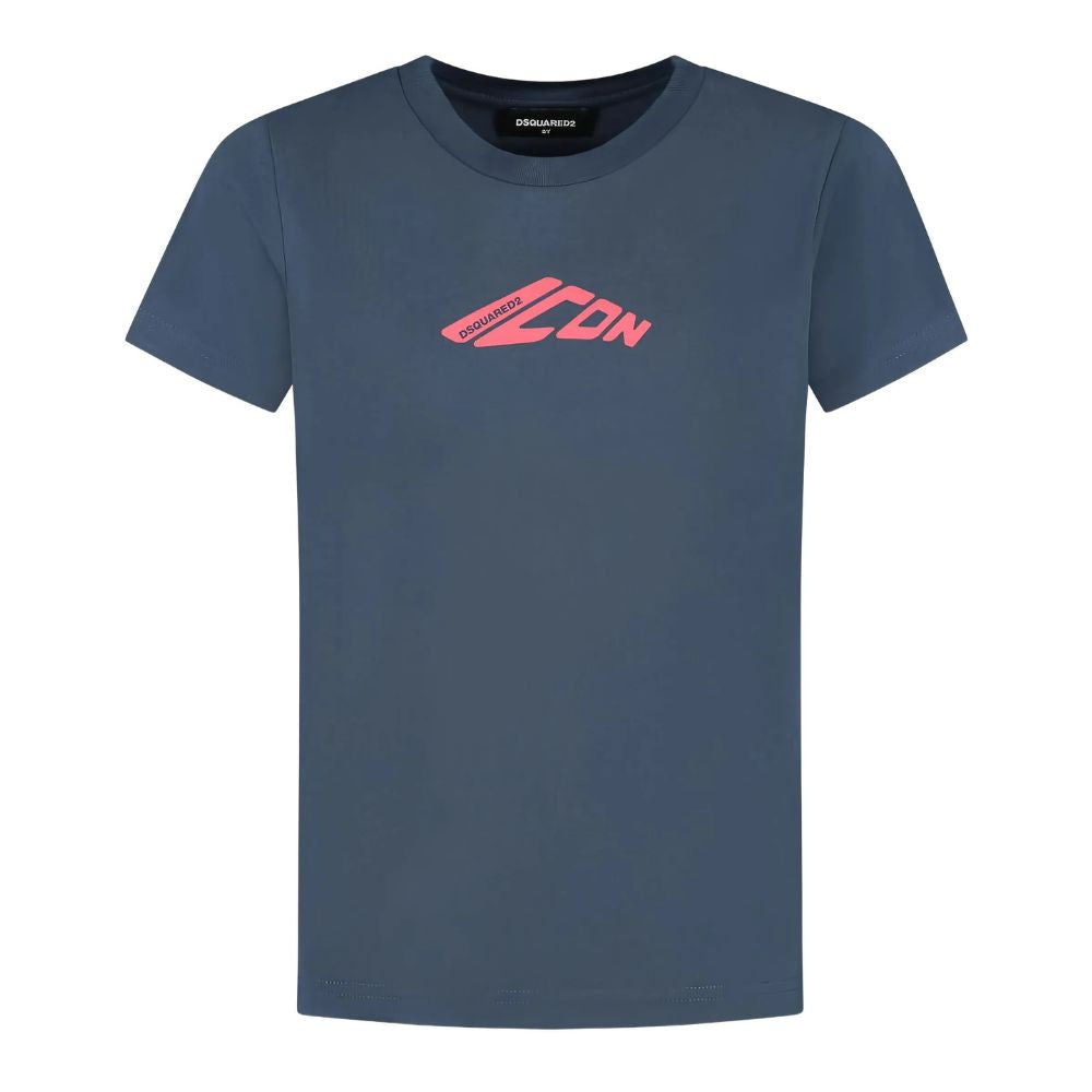Dsquared Tshirt Slouch Fit Icon Blue
