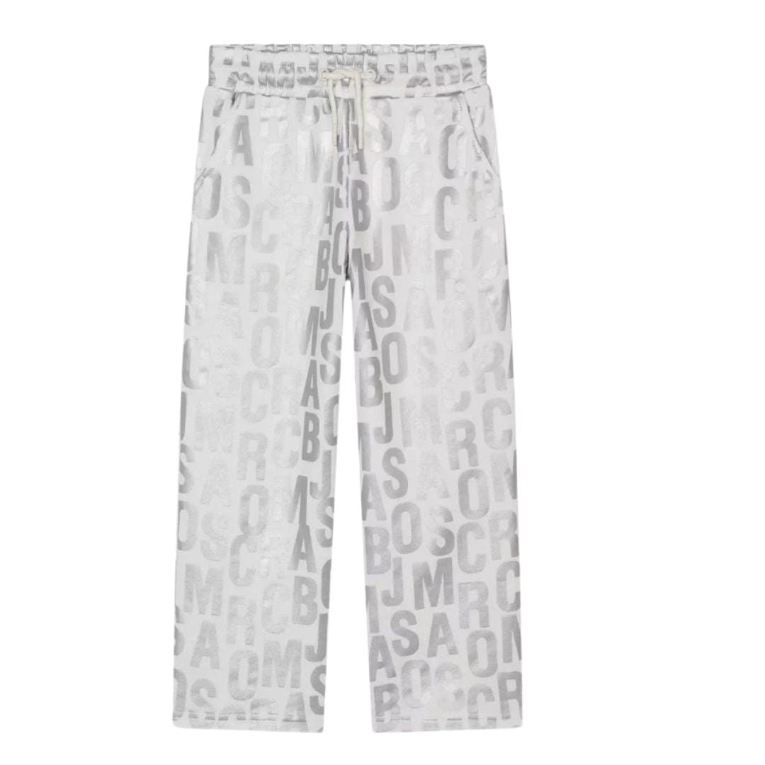 Marc Jacobs Trackpants All Over Print Silver