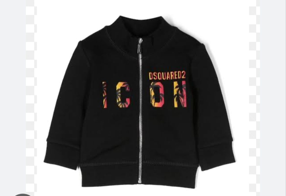 Dsquared2 Jacket Icon Tropical Black