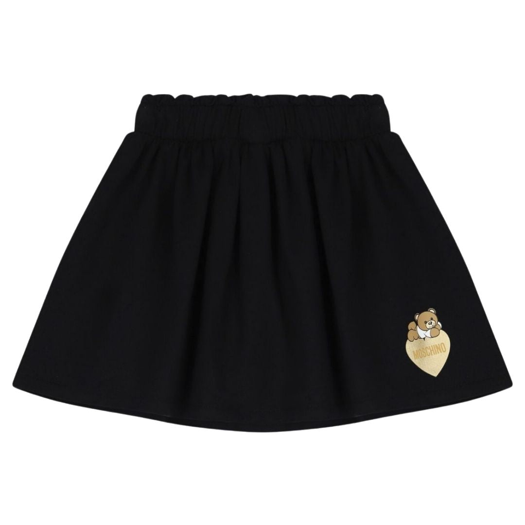 Moschino Skirt Logo Bear  Black