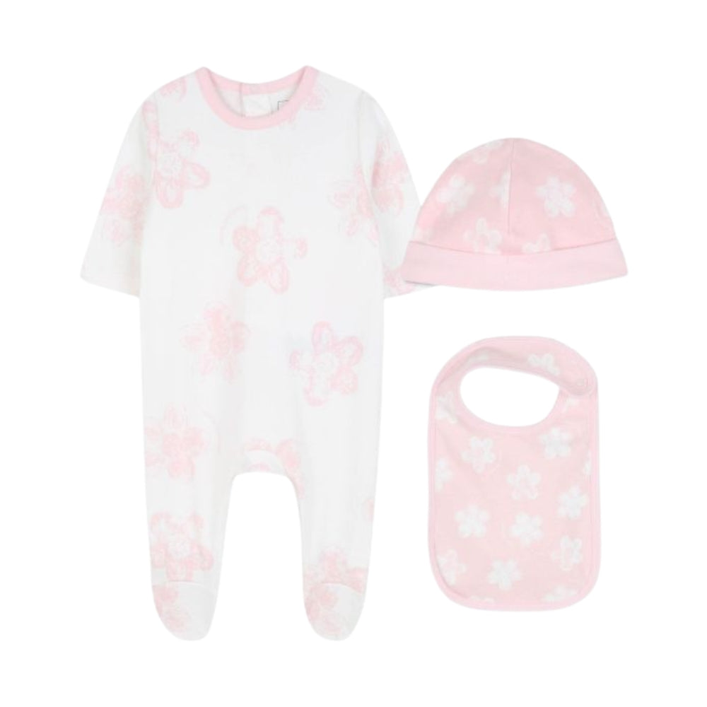 Marc Jacobs Set Pyjamas+Bib+Hat Pink
