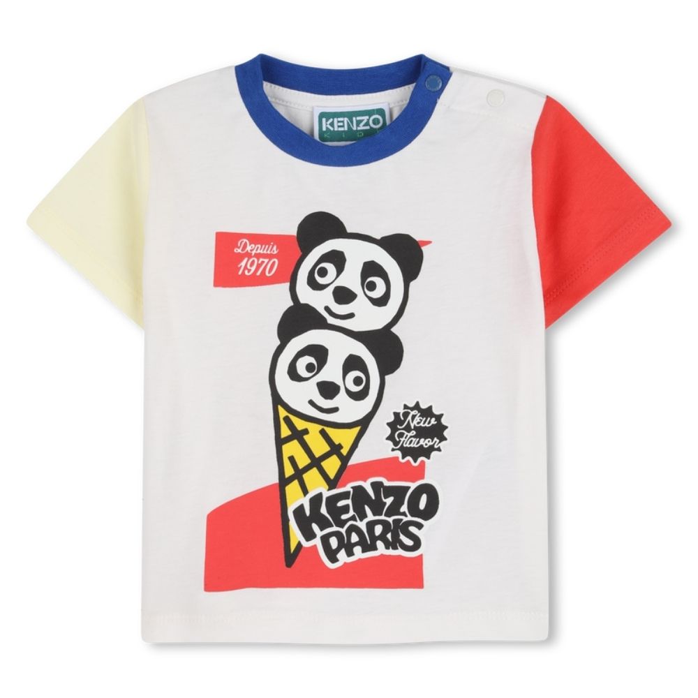 Kenzo Tshirt Panda Cones Multi