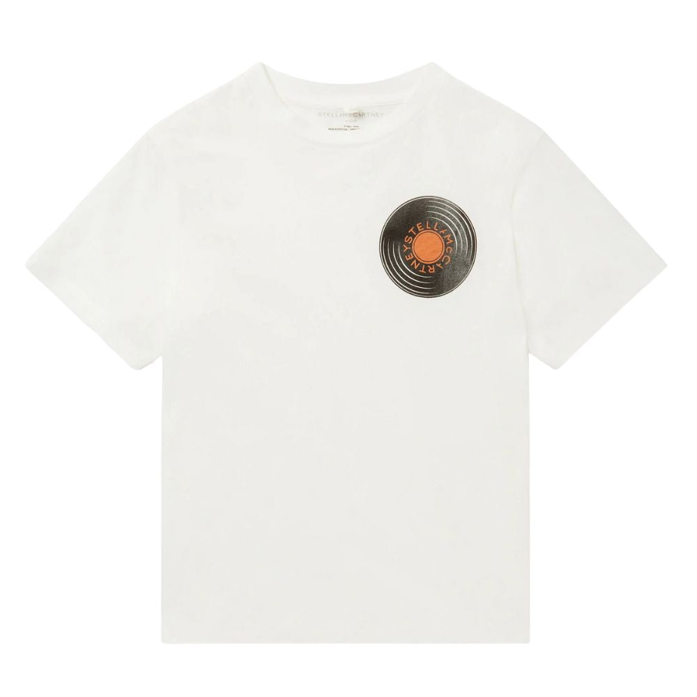 Stella Mccartney Tshirt Logo Offwhite