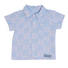 Mio Mondo Shirt And Shorts Set Monogram Blue