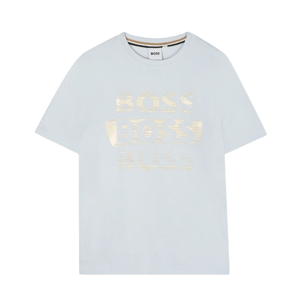 Boss Ss Teeshirt Pale Blue