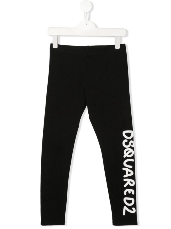 Dsquared2 Leggings Logo Black