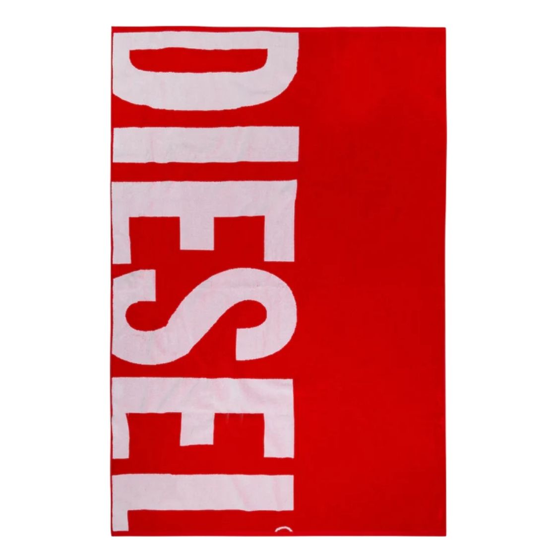 Diesel Towel Logo Redwhite