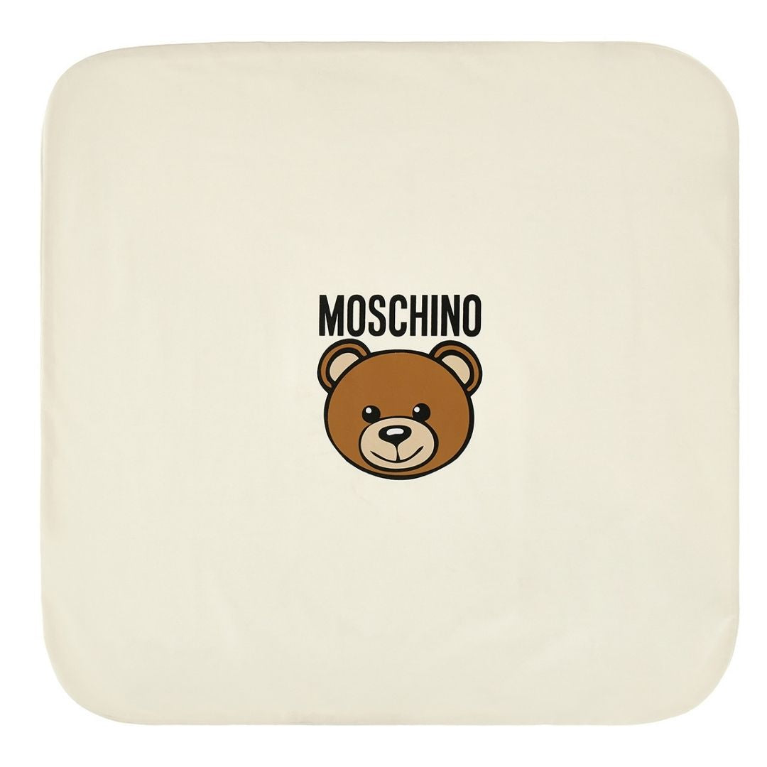 Moschino Blanket Teddy Unisex White