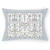 Atelier Choux Paris Cushion Cover Satin Toile De Jouy Blue