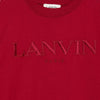 Lanvin T-Shirt Logo Crimson