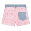 Billieblush Short Tweed Denim Pink