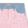 Billieblush Short Tweed Denim Pink