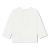 Chloe T-Shirt Long Sleeve Spiral Logo Off-White