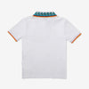 Casablanca Polo Shirt Wave Collar White