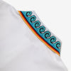 Casablanca Polo Shirt Wave Collar White