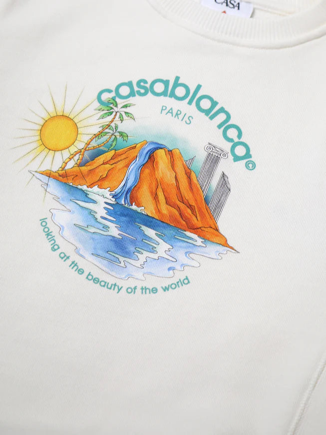 Casablanca Sweater Logo White