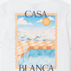 Casablanca T-Shirt Logo Corner White