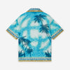 Casablanca Shirt Palm Trees Blue