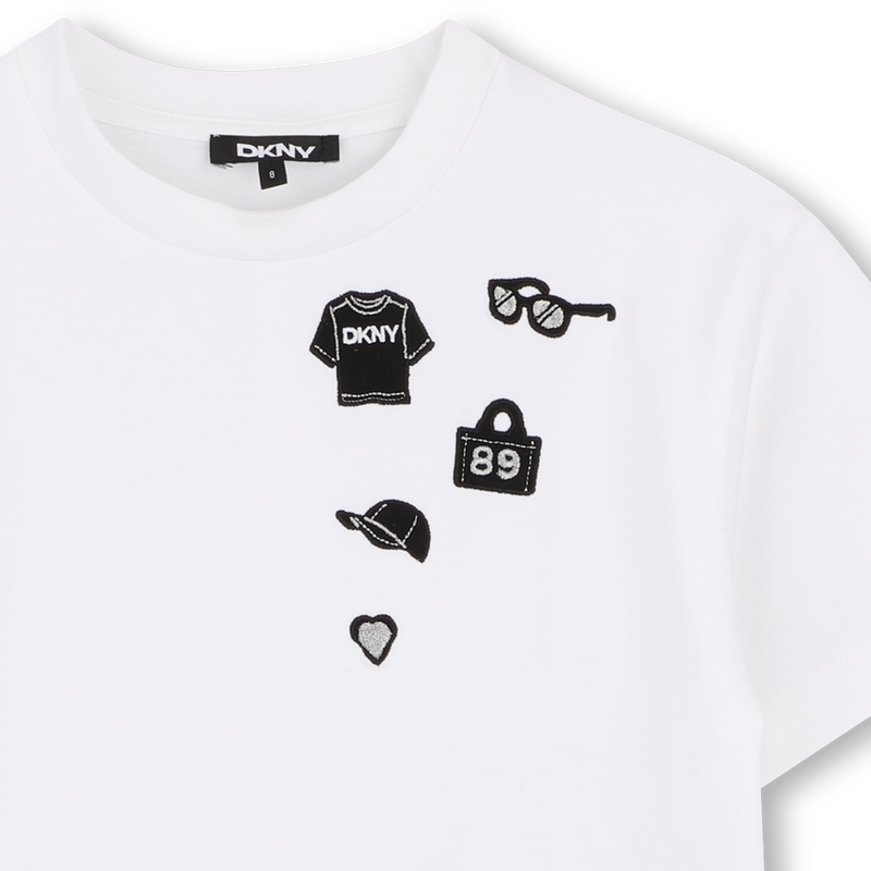 Dkny Tshirt Logo White