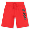 Hugo Shorts Vertical Logo Red