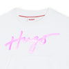 Hugo Sweater Purple Logo White