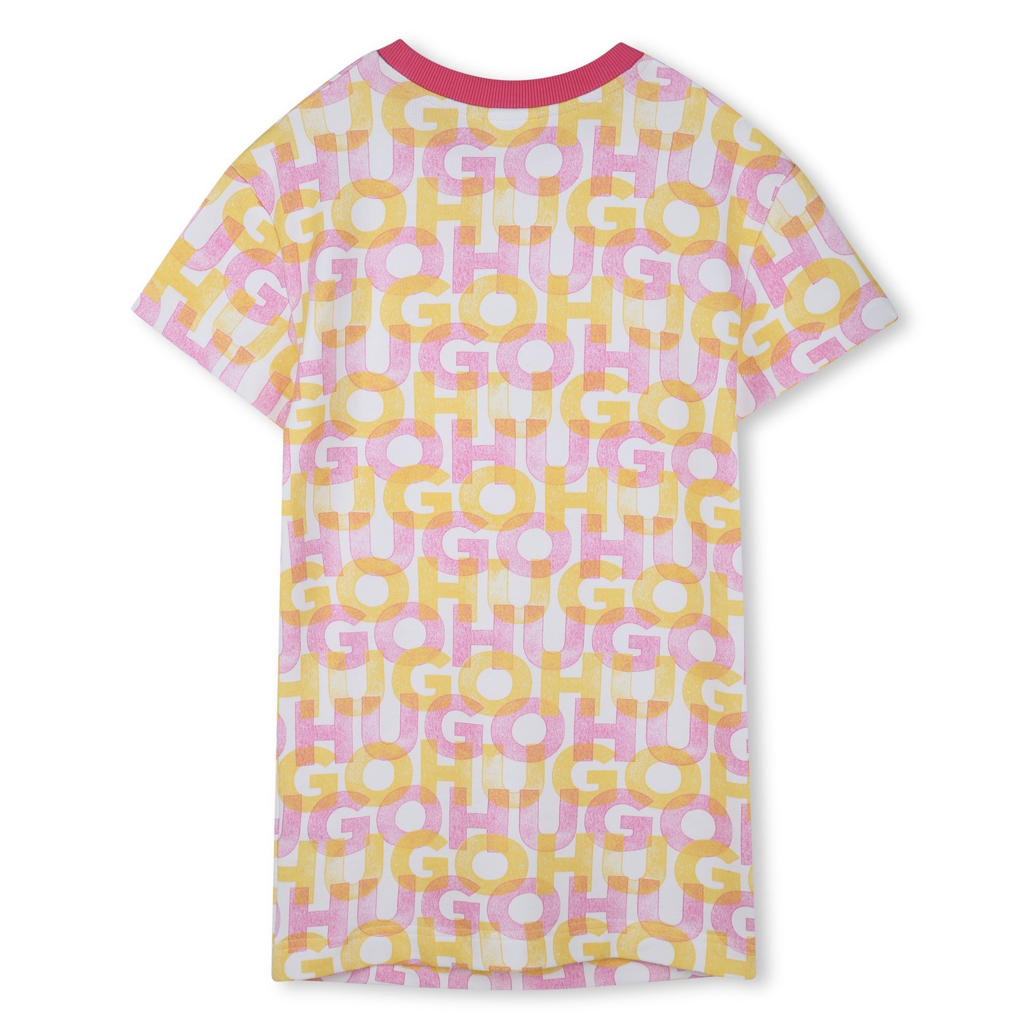 Hugo Dress All Over Logo Multicolour