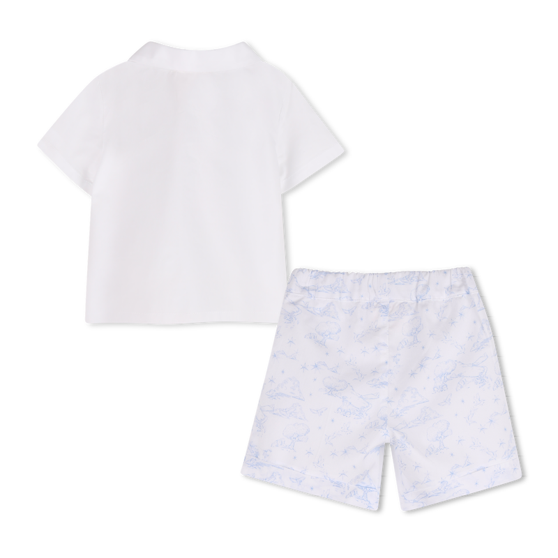 Givenchy Set Shirt & Shorts Ecruwhite