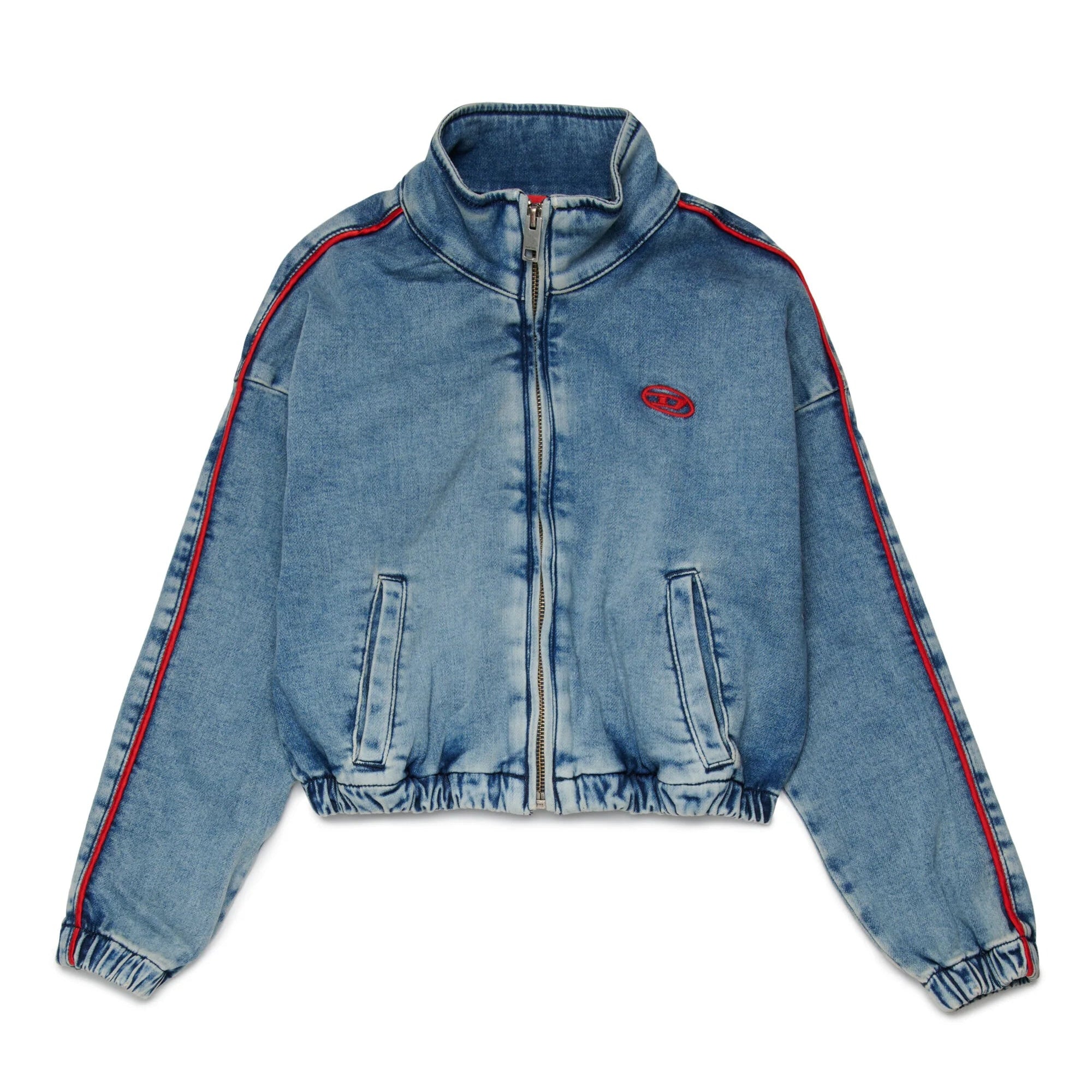 Diesel Denim Jacket Full Zip Denim