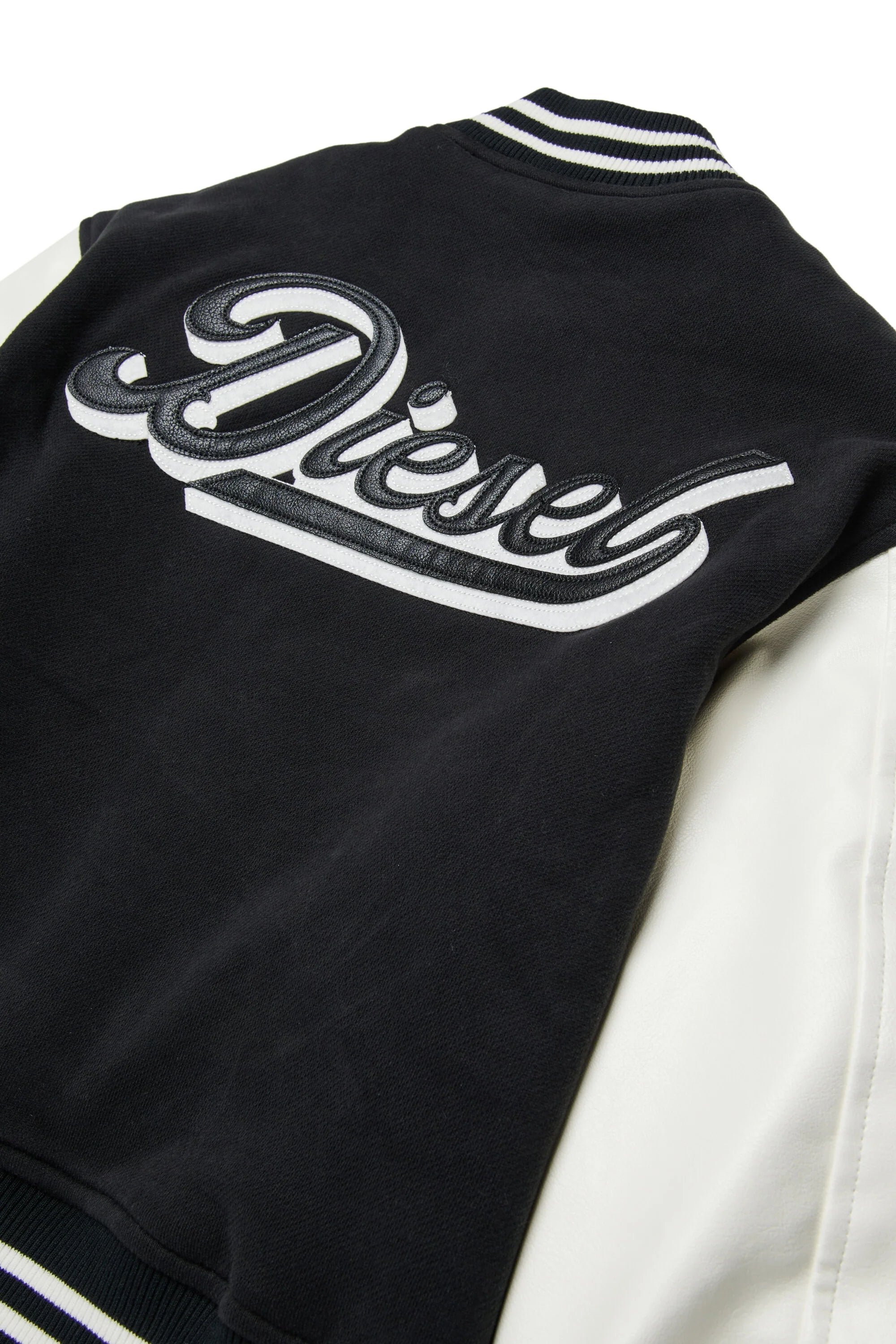 Diesel Varsity Jacket Blackwhite